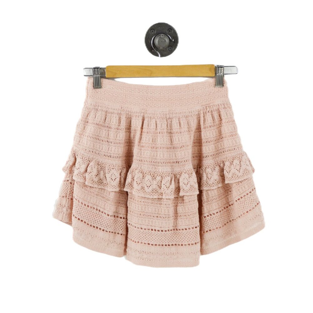 Aerie Lace Skater Mini Skirt #211-40 - Picture 3 of 3